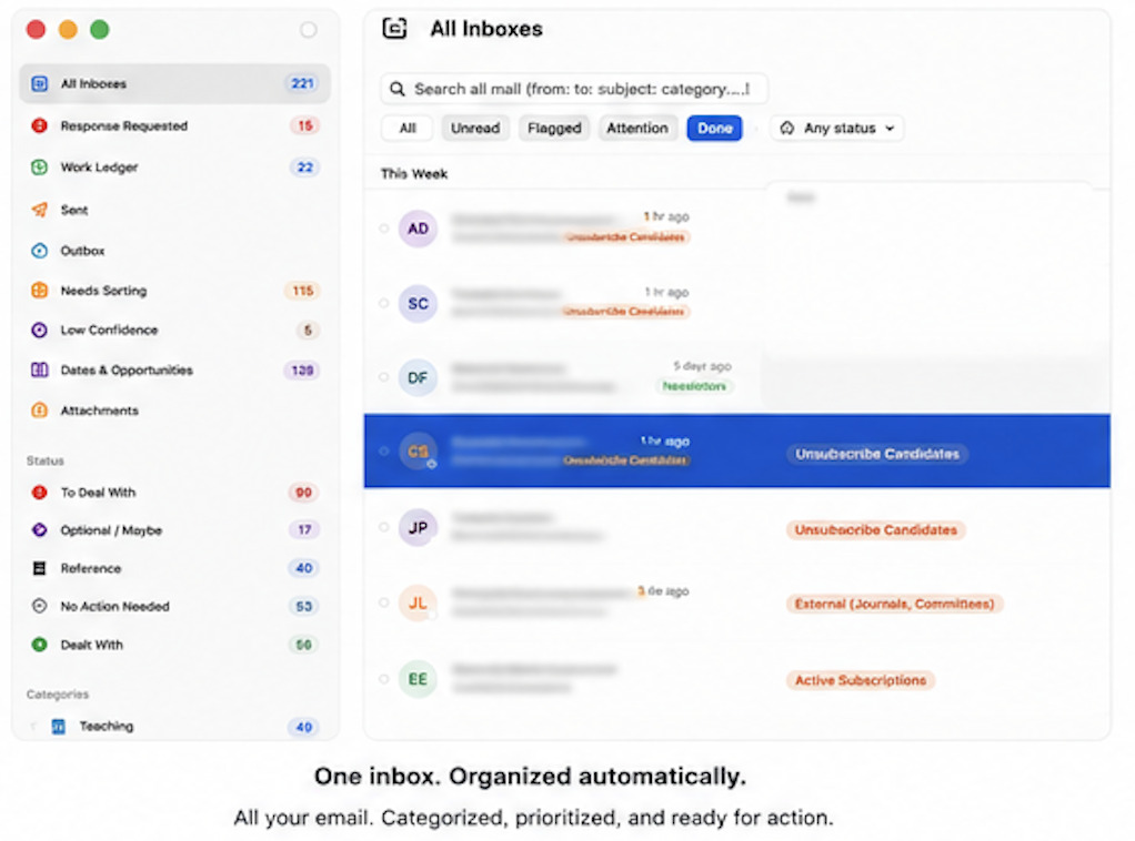 Reviewable requests and commitments found in email